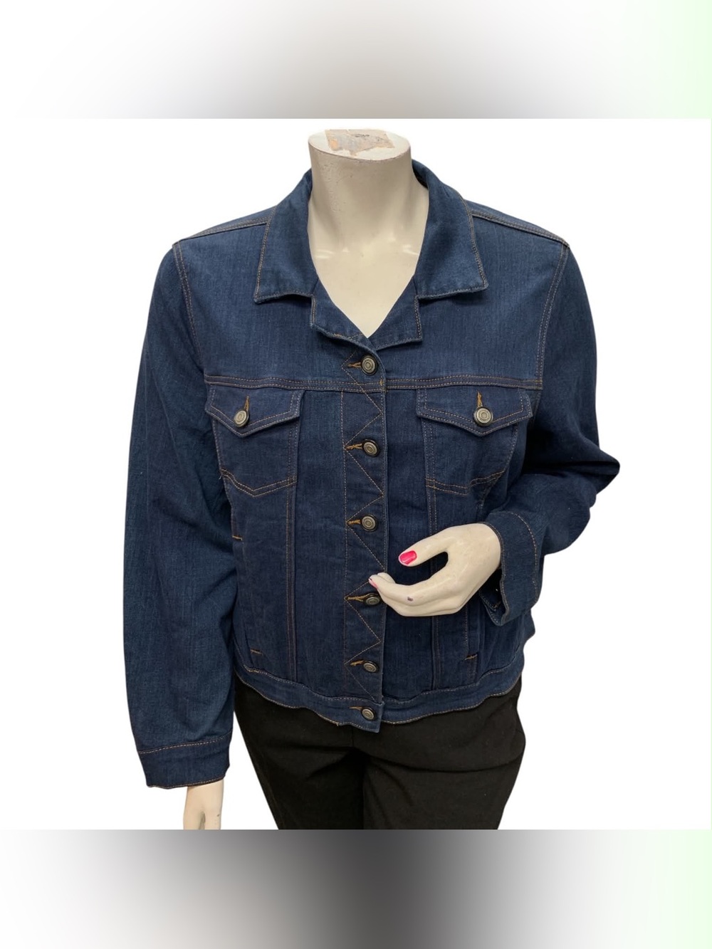 Love & Legend Dark Blue Denim Jacket Size 2X
